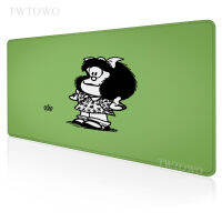 Mafalda แผ่นรองเมาส์เล่นเกม XL คอมพิวเตอร์ที่บ้านขนาดใหญ่ HD M Ousepad XXL โต๊ะเสื่อพรมกันลื่นยางธรรมชาติพีซีหนูแผ่นรองเมาส์