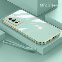 Xiaomi เคส F5 POCO Pro F5Pro X5 Pro 5G เคลือบเงาไฟฟ้าสายคาดที่คล้องปลอกตะเข็บขอบตรงฝาครอบทันสมัย