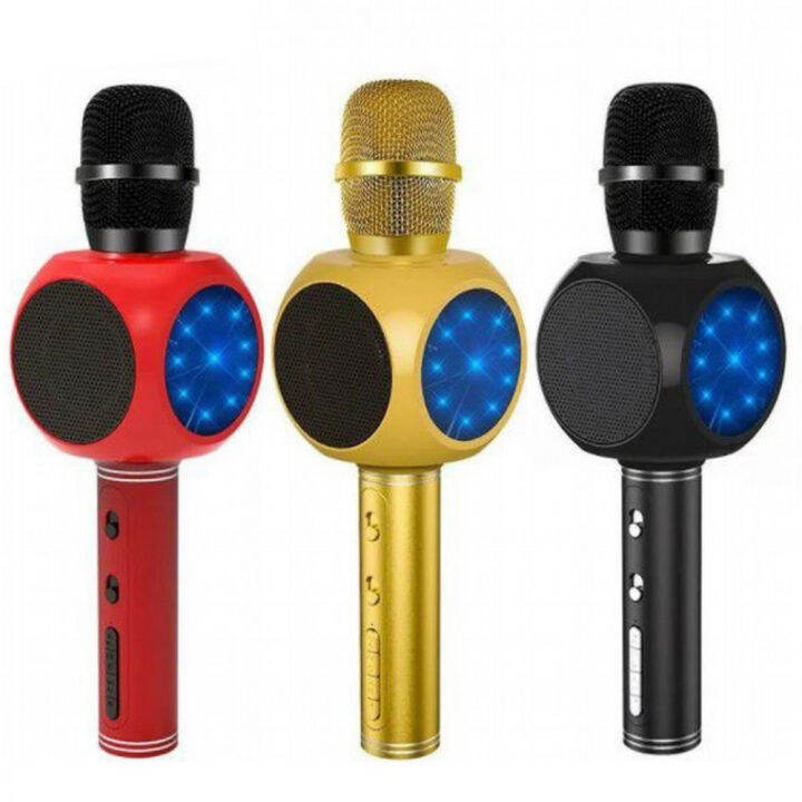 Mic hát Karaoke Kiêm Loa Bluetooth YS60, Micro không dây mini cầm tay