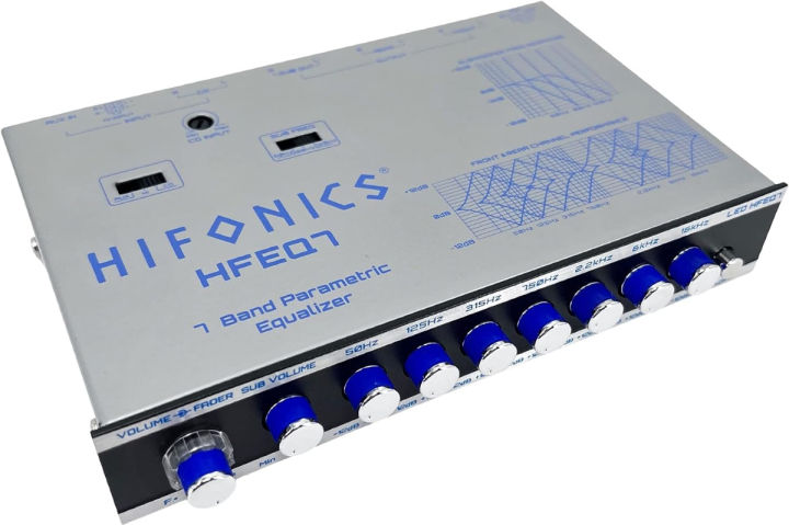 hifonics-hfeq7-7-band-9-volts-1-2-din-pre-amp-car-audio-graphic-equalizer-with-front-3-5mm-auxiliary-input-rear-rca-auxiliary-input-and-high-level-speaker-inputs-black