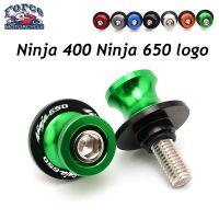 สกรูอุปกรณ์ยืนเลื่อนแกนแขนเหวี่ยง CNC 8มม. สำหรับ Kawasaki Ninja 400 Ninja400 2018-2021 Ninja 650 Ninja650 2017-2022