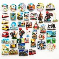 ✶❏❁ Portugal Fridge Magnet Souvenir Lisboa Creative City Sticker Decor Magnetic Magnets for The Refrigerator Resin Handicraft Gifts