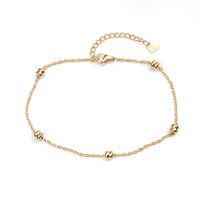 Fashion Stainless Steel Anklet For Women Gold Color On Foot Ankle Bracelets Foot-chain Barefoot Female Jewelry Gifts Trend1 PC