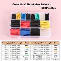 【CW】 Shrinkable Tube Color 2:1 Thermal Casing Shrinking Assorted Wire Cable Insulation Sleeving 150/328/530/560/580Pcs