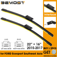 Car Front Window Windshield Rubber Silicon Refill Wiper For Ford Ecosport SoutheastAsia 2015-2017 LHDRHD 24"+16" Car Accessorie