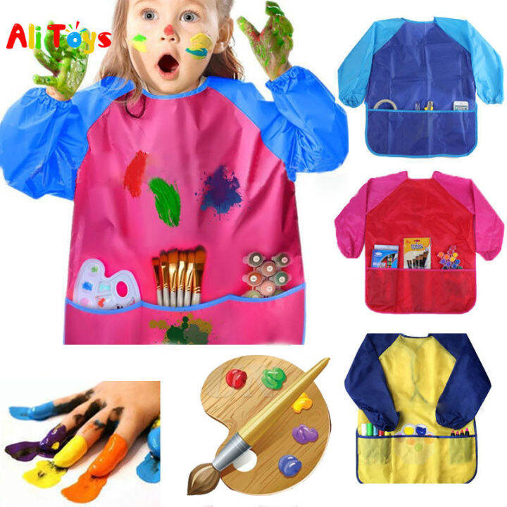 AliToys Apron Waterproof Kids Art Smocks Children Artist Painting