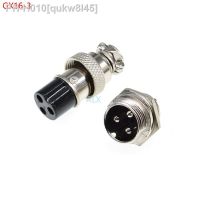 2SET GX16-3 aviation plug socket Circular connector 16mm Diameter GX16 3PIN Male Female Wire Panel Connector Circular Screw Type