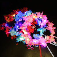 Foam Wreath Garland Headdress Shiny Headwear Tourism Headwear Hawaiian Headwear Glowing Headwear