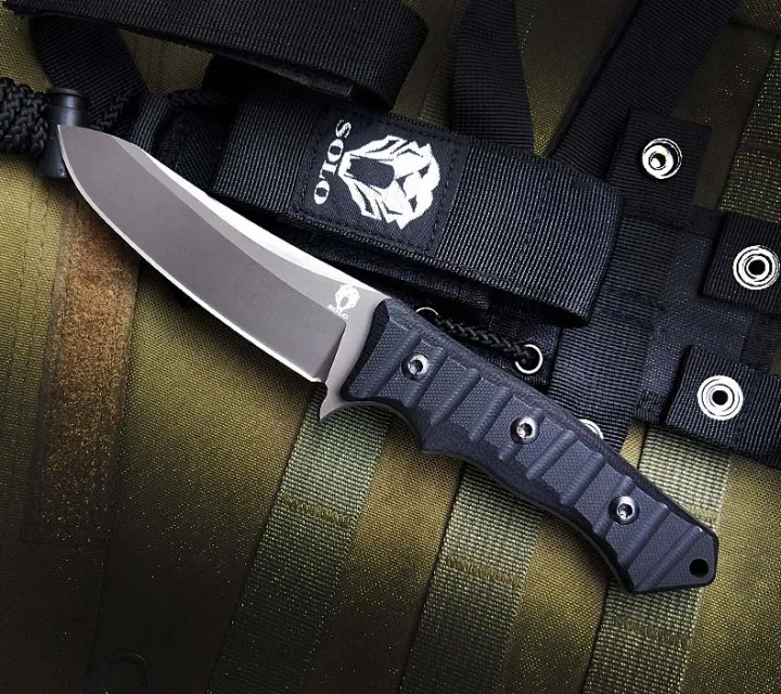 Challenger Outdoor Straight Knife Field Survival Self-Defense Knife ...