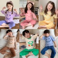 SWEETBABY ?พร้อมส่ง?ชุดนอนเด็กลายการ์ตูน เนื้อผ้านิ่มใส่สบาย ไม่ร้อน(765)