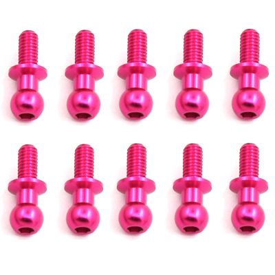 10Pcs M3 Metal Hex Ball Head Screws for Tamiya TT01 TT02 Sakura D5 1/10 RC Drift Car Spare Parts Universal