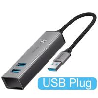 【⊕Good quality⊕】 jhwvulk Baseus Usb หลากหลายฮับ C สำหรับ Usb 3.0 Usb3. 0 Type C ฮับตัวแยกสำหรับแมคบุ๊กโปรแอร์อะแดปเตอร์ฮับ Usb-C ประเภท-C หลายพอร์ต