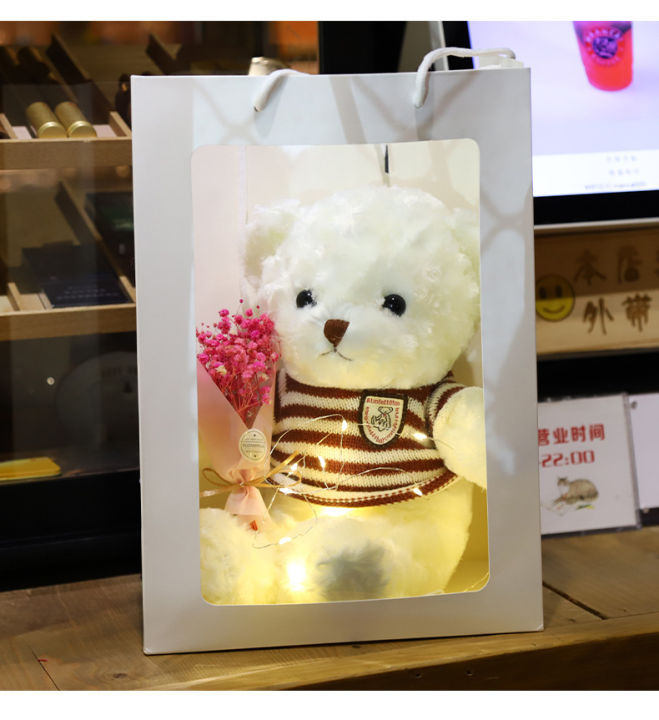 cod-ของขวัญวันเกิดให้แฟนตุ๊กตาหมีตุ๊กตาเด็กผู้หญิงกล่องของขวัญงานเลี้ยงหมีน่ารักของขวัญปีใหม่