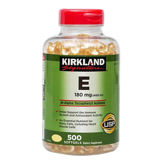Viên Uống Vitamin E Kirkland Vitamin E 400 I.U 500 Viên Lazada.vn
