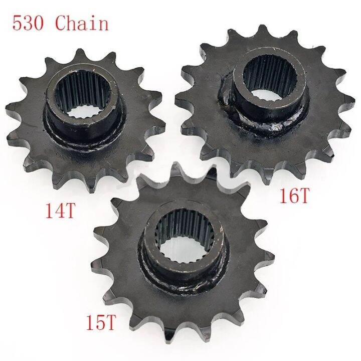 530สำหรับเฟืองโซ่ฟันเฟือง24t-เกียร์14t-15t-16t-ฟันสำหรับ-gy6-125cc-150cc-quad-มอเตอร์ไซค์วิบาก-atv-utv-buggy-motorcycle-รถโกคาร์ท