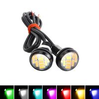 ▲✻☑ 1Pcs Car led Hawkeye Lights 12 LED Grille Signal Lights 23mm led Eagle Eye lamp DRL Daytime Running Light for car motorcycle 12v