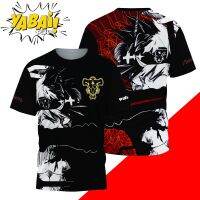 2023 Customized Fashion Yabaii Black Clover Asta Premium Full Bleed Anime T-Shirt Full Bleed Black Shirt Round Neck，Contact the seller for personalized customization