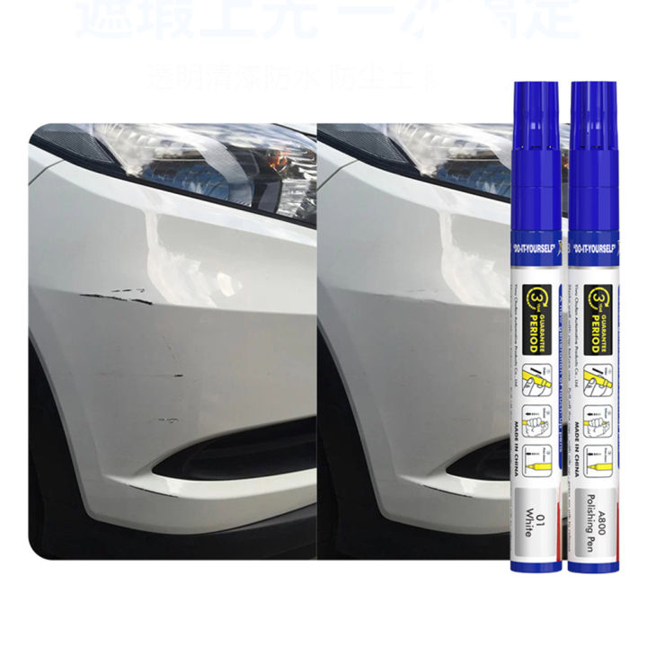 2ชิ้นเซ็ตรถ-coat-scratch-clear-repair-ปากกาสีที่มีสีสัน-touch-up-ปากกากันน้ำ-repair-maintenance-paint-care-รถ-accessories