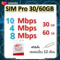 ซิมโปรเทพ 10-4-8 Mbps ไม่ลดสปีด เล่นไม่อั้น โทรฟรีทุกเครือข่ายได้ แถมฟรีเข็มจิ้มซิม