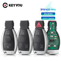 KEYYOU 315เมกะเฮิร์ตซ์433.92เมกะเฮิร์ตซ์สมาร์ทกุญแจรถระยะไกลสำหรับ Benz ปี2000รองรับต้นฉบับ NEC BGA 34ปุ่ม Keyless Go