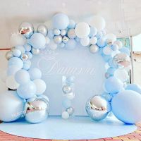 Blue Balloon Garland Arch Kit 1st Birthday Party Decoration Kids Baby Shower Boy Wedding Birthday Ballon Foil Latex Ballon Globo