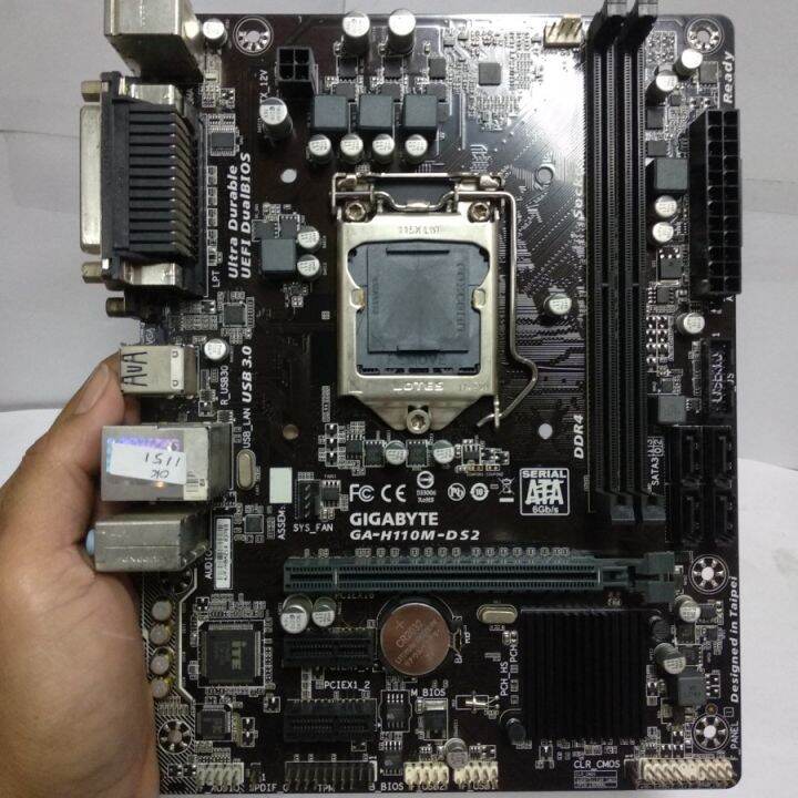 Mainboard Gigabyte H110MDS2 Socket 1151 DDR4 Untuk Gen 6 Dan Gen 7 ( bekas pakai ) Lazada