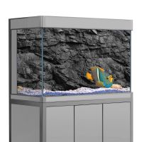 Aquarium Background Sticker Rock Stone Wall HD Printing Wallpaper Fish Tank Backdrop Decorations PVC