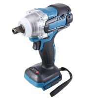 Electric Impact Wrench Screwdriver Cordless Brushless Power Tool Drill Driver LED Light for 18V Battery