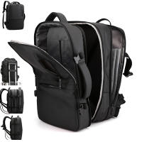 CFUN YA Luxury Expandable Travel Backpack 15.6"Laptop Backpacks Anti theft Black Bagpack Men Schoolbag USB Male Bag Rucksack
