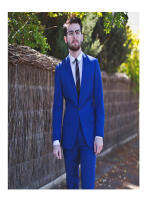 ล่าสุด Coat กางเกง Designs Royal Blue Custom 2020 Blazer เจ้าบ่าว Tuxedo แต่งงานชุดสำหรับชาย2ชิ้น Slim fit Masculinoo