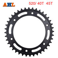 AHL Motorcycle 520 40T 45T Rear Sprocket Gear Chain Wheel For Aprilia ETX125 Jonathan 350 Moto 6.5 MX Finland 125 Pegaso 600