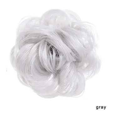 Tousled Updo Messy Bun Hairpiece Hair Extension Ponytails Elastic Rubber  Band Synthetic Hair Scrunchies - China Synthetic Hair and Hairpieces price  | Made-in-China.com