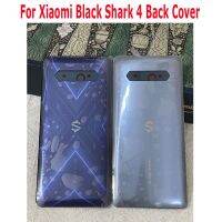 ใหม่สำหรับประตู Xiaomi สีดำ4 Shark4เคสฝาหลังโทรศัพท์หน้าจอโทรศัพท์ Shark4ตัวเรือนด้านหลังประตูพร้อมกาว