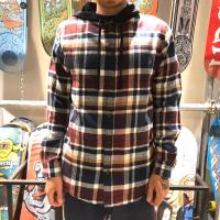 เสื้อเชิ๊ตแขนยาว Pacsun Plaid Flannel Hooded Shirt รับประกันของแท้ มือ1 พร้อมส่ง