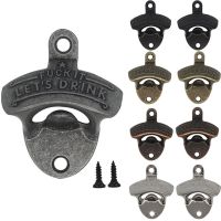 Zinc Alloy Bottle Openers Wall Mounted Beer Opener Bar Wine Hanging Corkscrew Decoration Tools