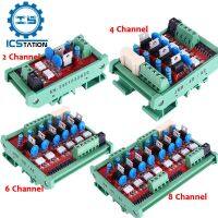 บอร์ดขยายสัญญาณกระแสสลับ2/4/6/8ช่องสัญญาณอินพุต0V/ 24V แบบไม่สัมผัสโมดูลโซลิดสเตทรีเลย์ไทริสเตอร์ออปโต้คัปเปลอร์