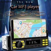 Speedcar เครื่องเสียงสเตอริโอในรถยนต์บลูทูธสเตอริโอ MP3เครื่องเล่นวิทยุเครื่องติดตั้งการรับสายโทรศัพท์ในรถยนต์สเตอริโอรถดินเดียวมัลติฟังก์ชันระบบเสียงสเตอริโอในรถยนต์บลูทูธ