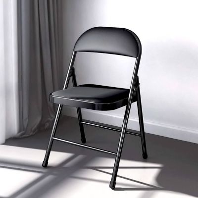(Wowwww++) เก้าอี้เหล็ก Folding chair พับได้ หุ้มยางกันลื่น กันรอย ประหยัดพื้นที่ เก้าอี้มีพนักพิง เก้าอี้พับได้ ราคาถูก เก้าอี้ สนาม เก้าอี้ ทํา งาน เก้าอี้ ไม้ เก้าอี้ พลาสติก