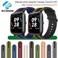 ▨▧♞ Opaska na rękę dla Umidigi Uwatch3 GPS Ufit akcesoria do inteligentnego zegarka wymiana miękki pasek do bransoletki dla Umidigi Uwatch GT band loop