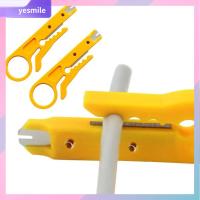 YESMILE 10PCS เครื่องมือเครือข่ายเครือข่าย เครื่องปอกสายไฟ เครื่องมือฮาร์ดแวร์ฮาร์ดแวร์ เครื่องมือสำหรับมือ คีมลอกออก แบบพกพาได้ อุปกรณ์สายเคเบิล คีมจีบคีม อุปกรณ์สำหรับช่างไฟฟ้า