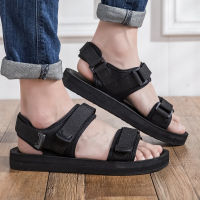 Plus Big Size 48 49 50 Pure Black Men Casual Sandals Summer Shoes Soft Comfortable Breathable Sandalias Hombre