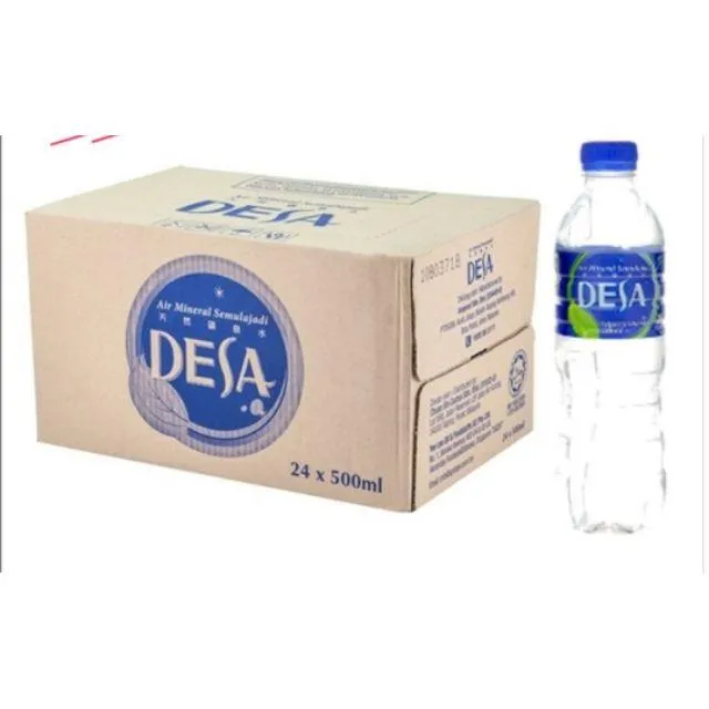 [TKM] DESA Mineral Water 500ml x 24 Bottles [Maximum 1 Carton in 1