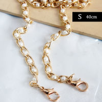 zhaowei 40-120cm Pearl BAG CHAIN เปลี่ยนสายคล้องไหล่กระเป๋า Handle Belt BAG Parts