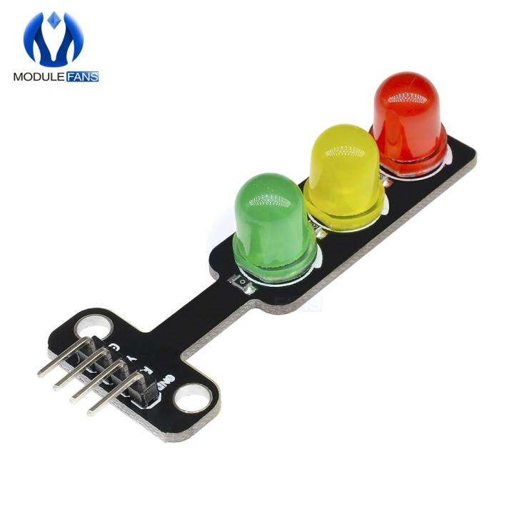 5PCS Mini 5mm LED 5V Traffic Light LED Display Module for Arduino Mini ...