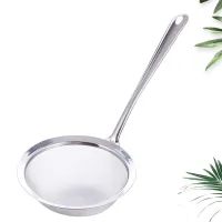 Stainless Steel Mesh Colander Soy Milk Filter Filter Oil Spoon Dense Mesh Multiple Sizes Mesh Colander Kitchen Home Colander Colanders Food Strainers