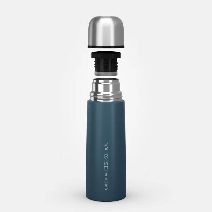 พร้อมส่ง-ขวดน้ำสำหรับเดินป่า-สเตนเลสสตีล-stainless-steel-isothermal-hiking-bottle-0-7-litre-metal