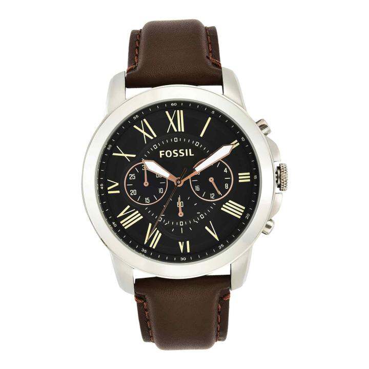 Fossil Grant Dark Brown Watch FS4813IE | Lazada