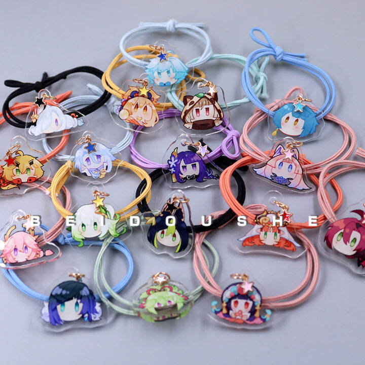 Genshin Impact Hair Rope Original Design Game Anime Merch Hand Rope ...