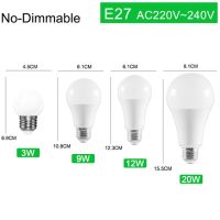 【Worth-Buy】 E27หลอดไฟแอลอีดี Led E14โคมไฟโต๊ะอลูมิเนียมโคมไฟ Led ข้าวโพดของแท้20W 16W 12W 9W 7W 5W 3W ไฟ Led Ac 220V 2835smd