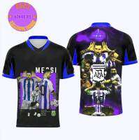 [xzx180305 design] MESSI V-neck T-shirt 47 High quality quick drying and gender free new definition style